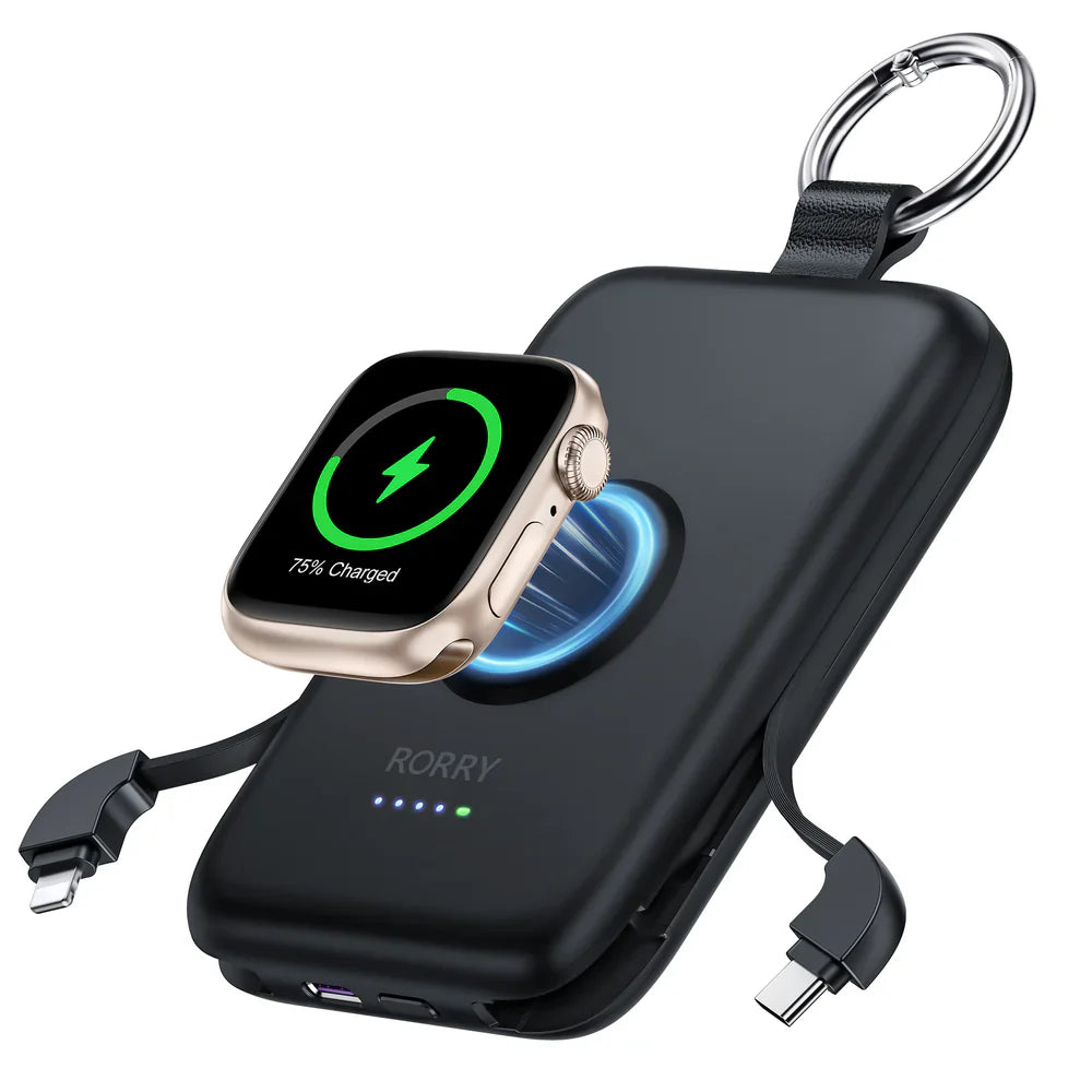 ARORY 10000mAh Portable Charger Keychain Power Bank 20W