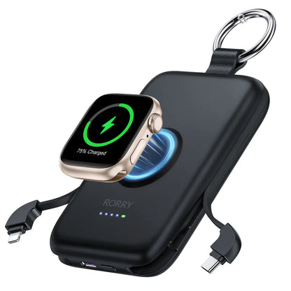 ARORY 10000mAh Portable Charger Keychain Power Bank 20W